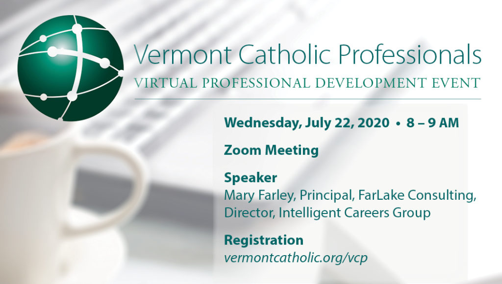 VT Catholic Professionals – Virtual Professional Development Event